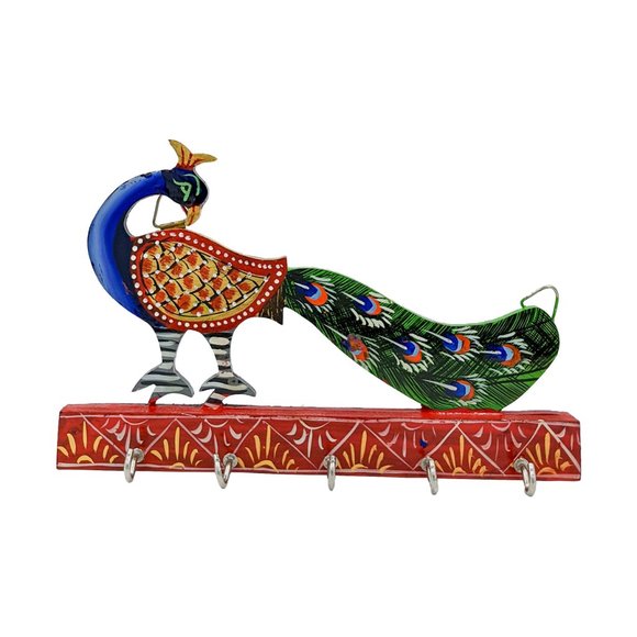 Peacock Key Hanger Handicraft(6inch) - Picture 4 of 4
